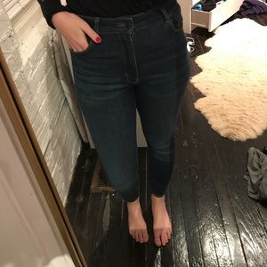 Zara High Waisted skinny jeans, size 8
